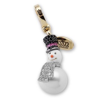 Juicy Couture 雪人⛄️吊飾，可掛手環 鑰匙圈 項鍊吊墜