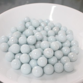 16mm 牛奶玻璃彈珠 白色玻璃珠 (小)/一小包約50顆入 錸