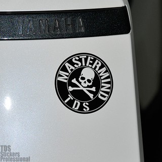【現貨】 旅行箱貼紙 骷髏TDSMMJ車身貼 鏤空款 汽車反光貼