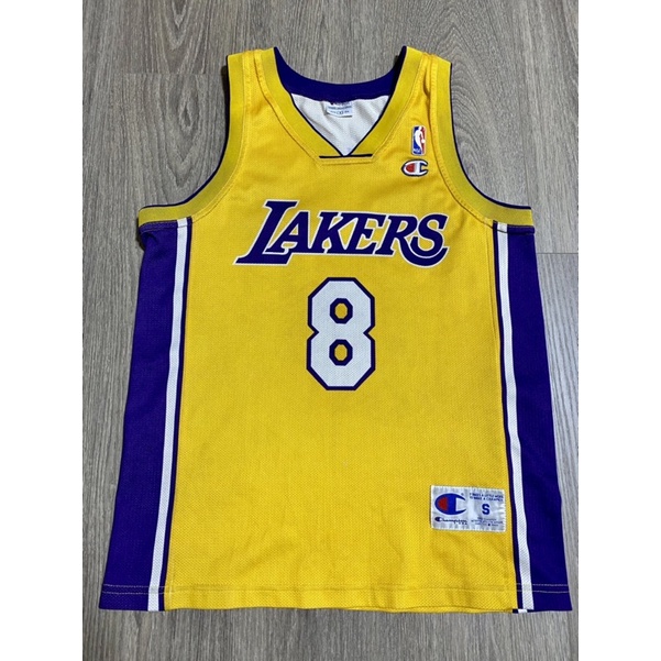 二手絕版品 champion 歐染 球衣 kobe bryant 8 s號 古董 古著