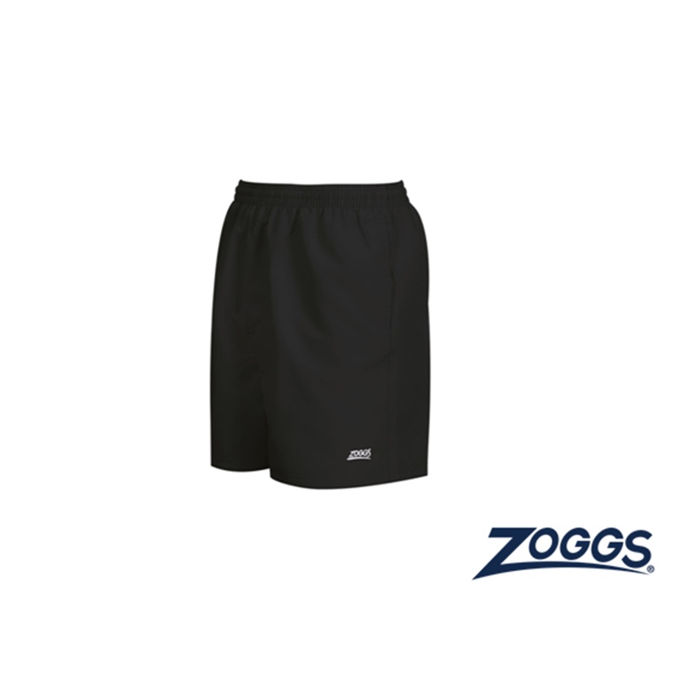 Zoggs 男性基本款休閒海灘褲-黑