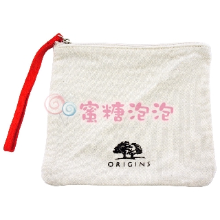 ◎蜜糖泡泡◎ORIGINS 品木宣言 元氣十足帆布化妝包