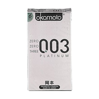 日本 okamoto 岡本 極薄型003衛生套 (6入) 保險套 岡本保險套 極薄型保險套 【小三美日】 D669896