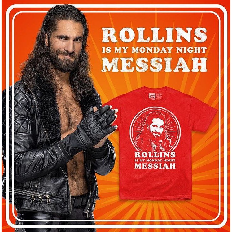 [美國瘋潮]正版WWE Seth Rollins My Monday Night Messiah Tee 彌賽亞SR衣服