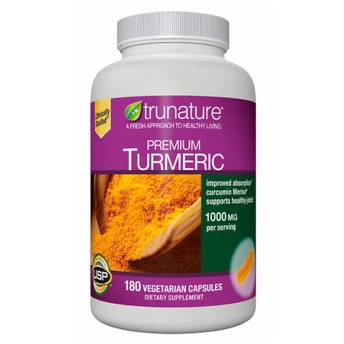 促銷🔸「現貨」(效期2024/10)🛍trunature Premium Turmeric 薑黃 1000mg 180顆