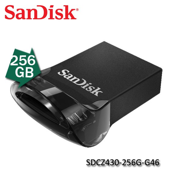 【3CTOWN】含稅【公司貨】SanDisk Ultra Fit CZ430 256G 256GB USB3.1隨身碟