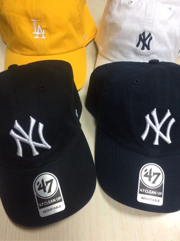 🚀UrTYPE🚀 正品 47brand NY LA logo yankees洋基 道奇 復古經典 老帽 彎帽 美式棒球帽
