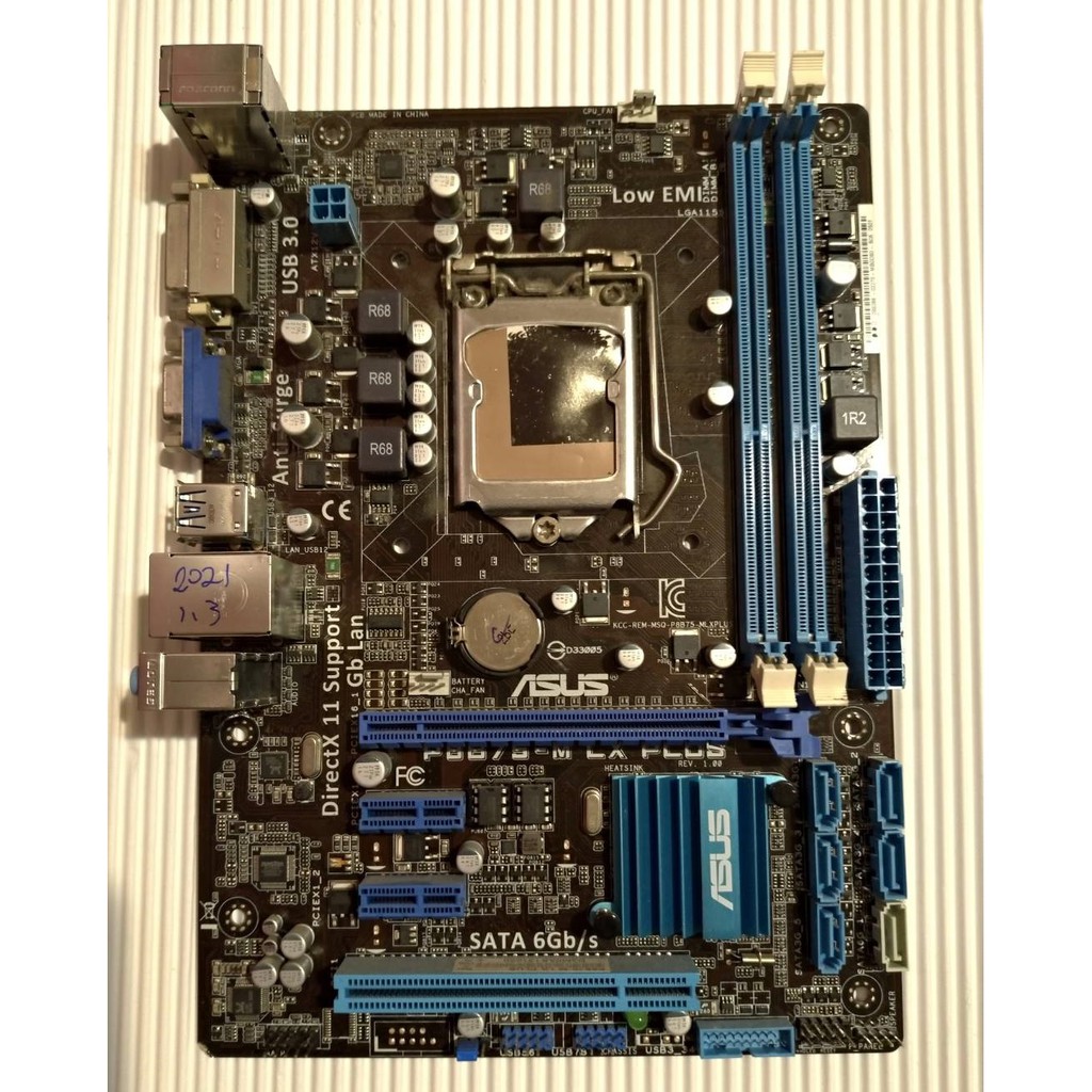 華碩 1155 主機板  P8B75-M/BM6635/DP_MB 支援DDR3 × 4 USB3