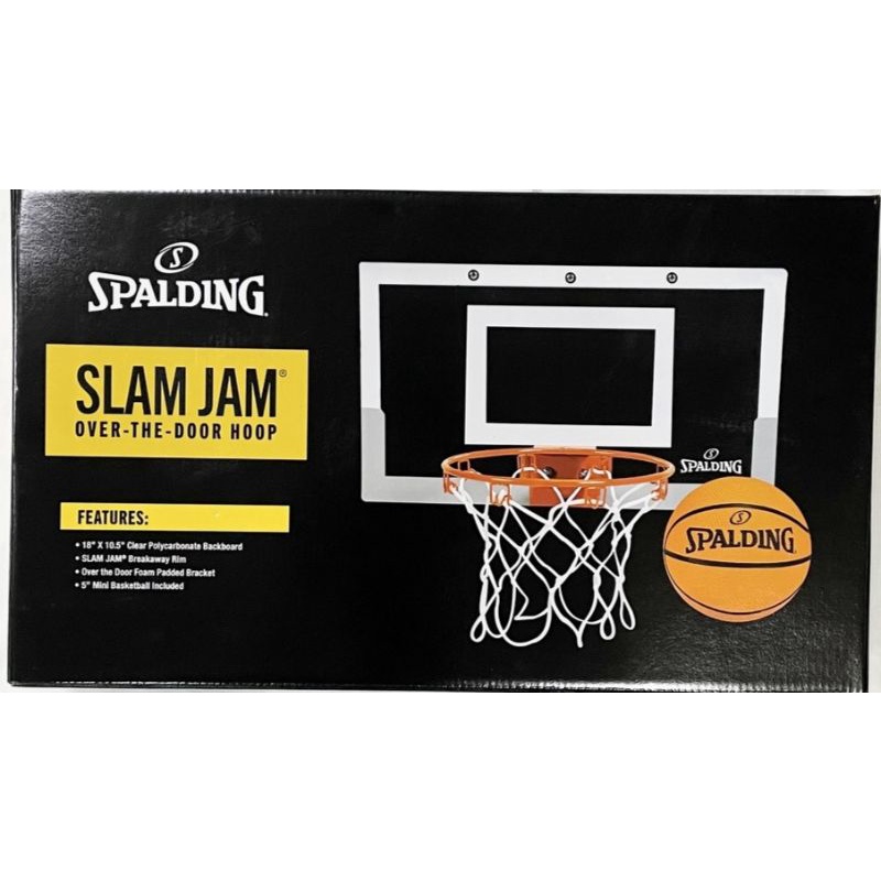 斯伯丁 等比例縮小 小籃球框 小籃板 室內小籃板 球框 室內球框 含小球  18"x10.5" SPB561030