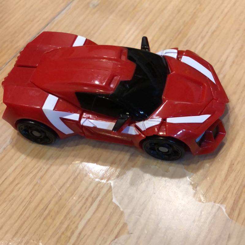 二手男童玩具-變形跑車機器人