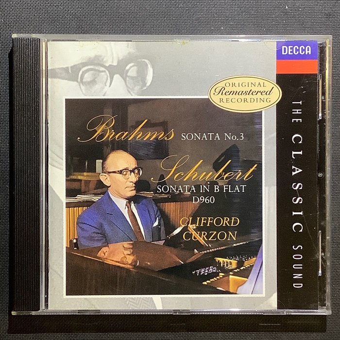 Brahms布拉姆斯&amp;Schubert舒伯特-鋼琴奏鳴曲 Curzon柯榮/鋼琴 1995年德國PMDC版