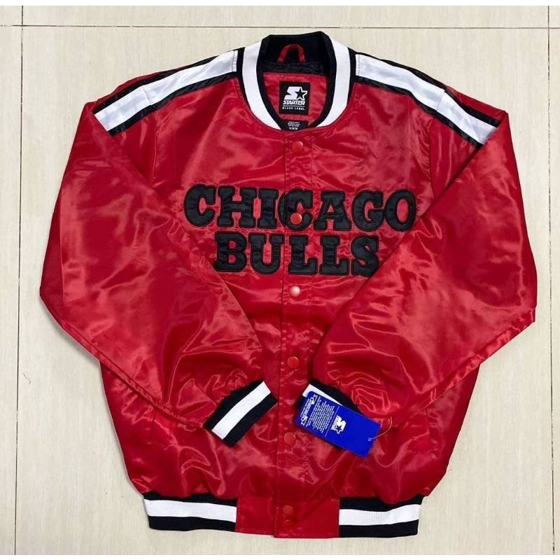 正版 STARTER 公牛隊 BULLS 棒球外套 夾克 NBA 嘻哈 饒舌 美版尺寸S