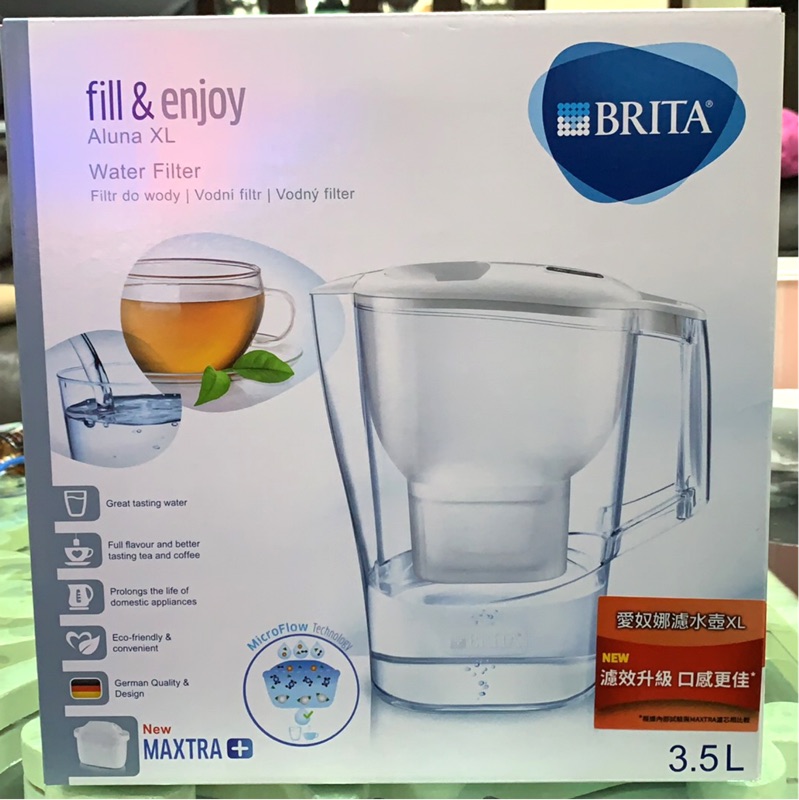 全新 未拆封 BRITA 愛奴娜濾水壺XL 內附一個可替換濾心