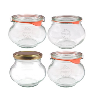 《德國 Weck 玻璃罐》現貨 Deco Jar (含密封圈+扣夾) 甜湯壺 果汁壺 燕麥罐 密封罐 收納罐