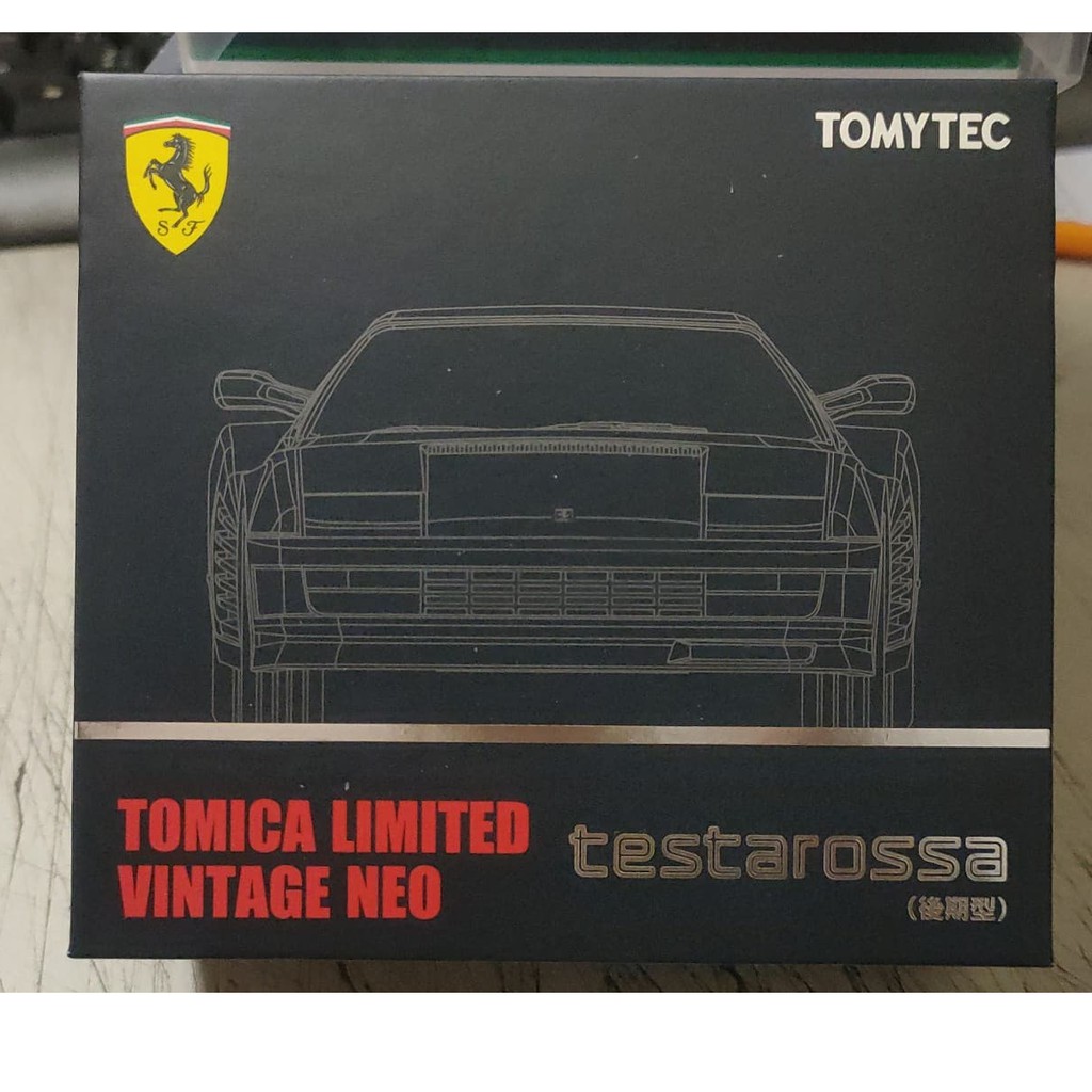 (現貨) Tomytec Tomica 多美 Testarossa (後期型)  Ferrari 法拉利  TLV 黑
