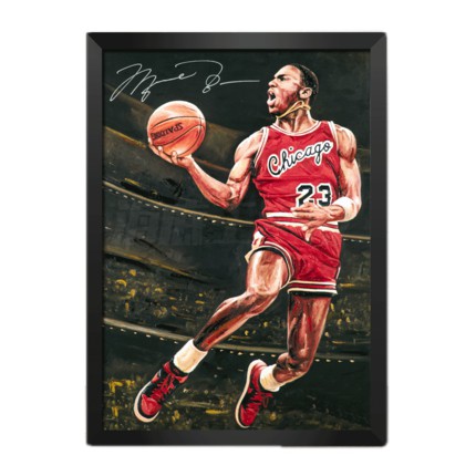 [現貨]彩色裝飾海報 jordan 飛人 MJ 麥可喬丹 籃球之神 臥室宿舍客廳牆畫文青nba海報咖啡廳