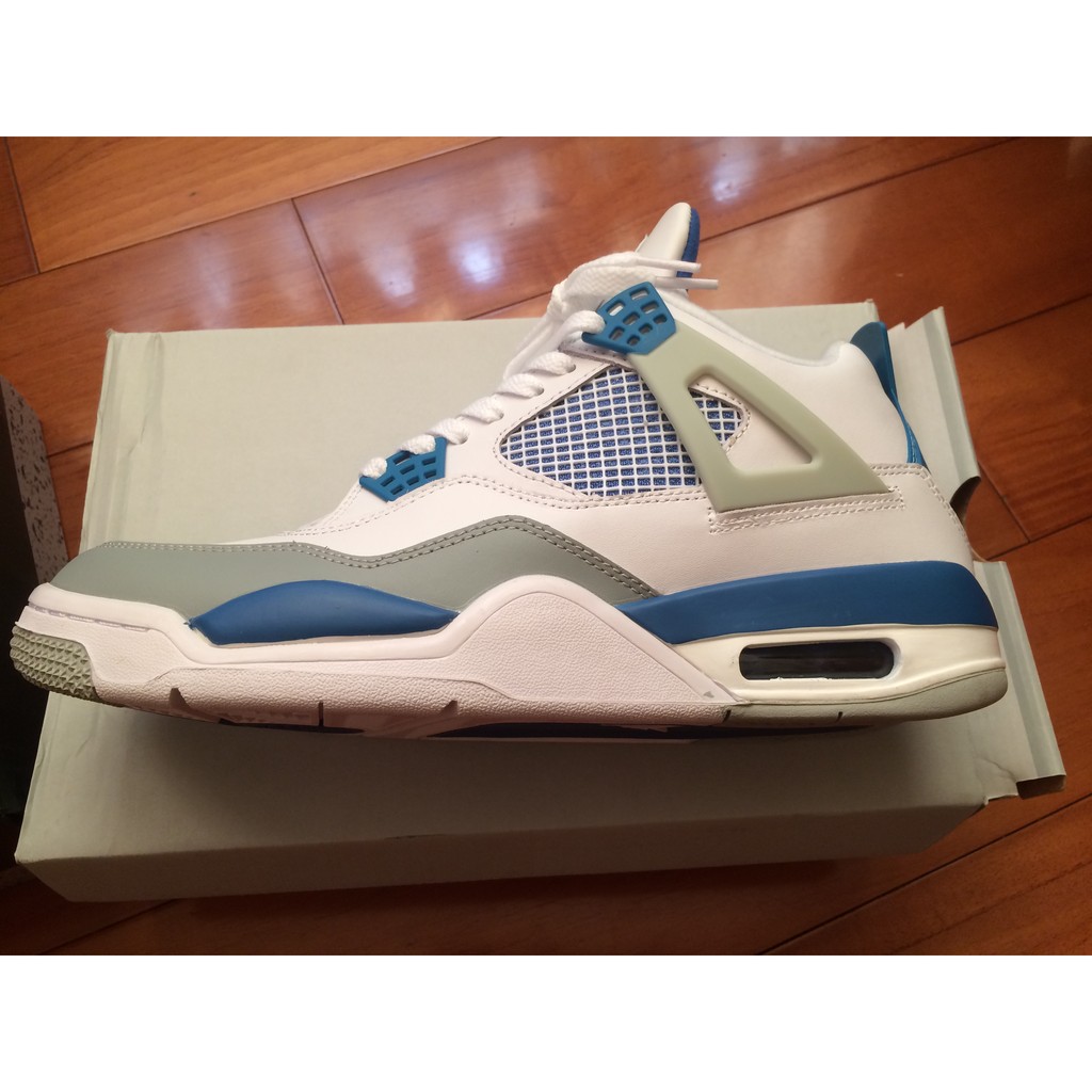 Air Jordan 4 Retro AJ4 喬丹四代 QS Military Blue White 白藍