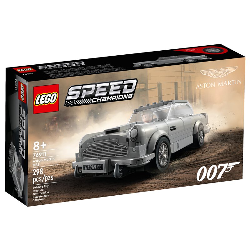 [大王機器人] 樂高 LEGO 76911 007 奧斯頓·馬丁 DB5 極速賽車系列 零件數：298