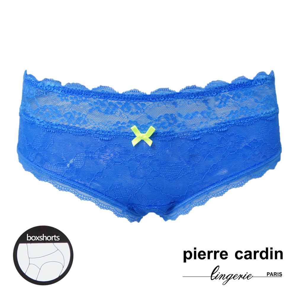 【皮爾卡登】中低腰蕾絲俏麗內褲 零碼(單件-BLE藍)-509-6375