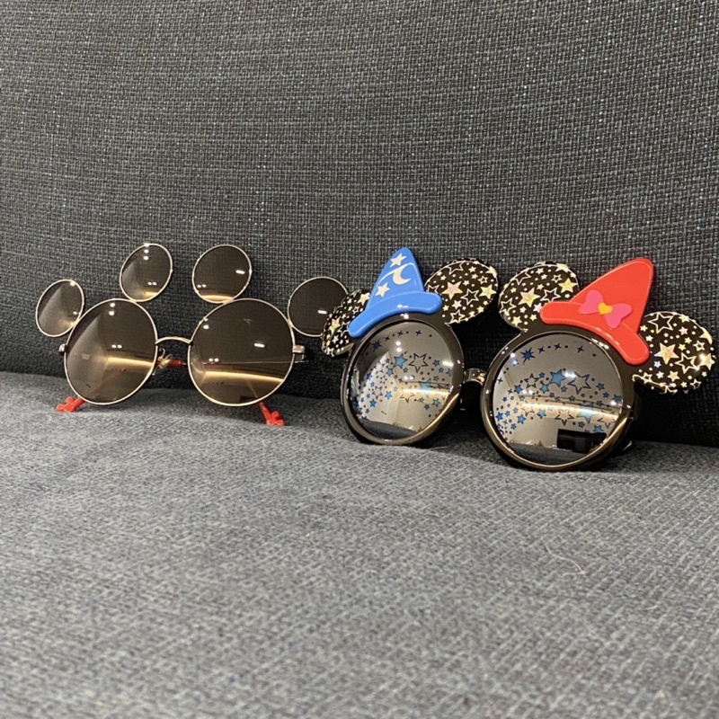 日本東京迪士尼樂園 造型 太陽眼鏡 墨鏡 米奇 米妮 魔法米奇