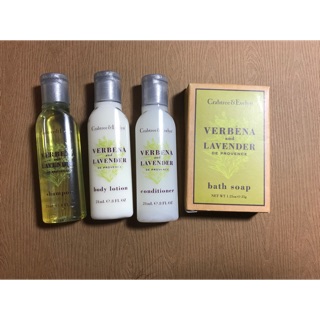 【Crabtree&Evelyn 瑰珀翠】馬鞭草 薰衣草 沐浴 旅行組