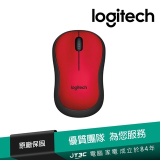 Logitech 羅技 M221 SILENT 靜音無線滑鼠 紅【JT3C】