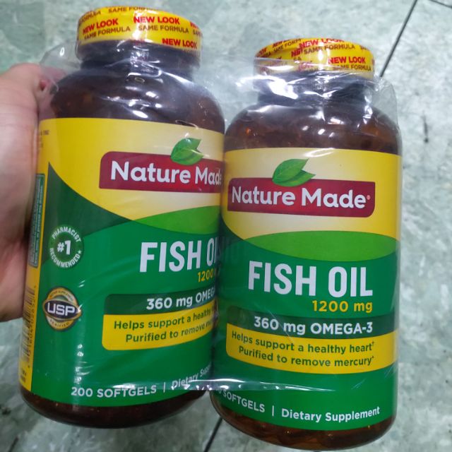 祺美國代買-美國Costco Nature made萊萃美魚油 200粒