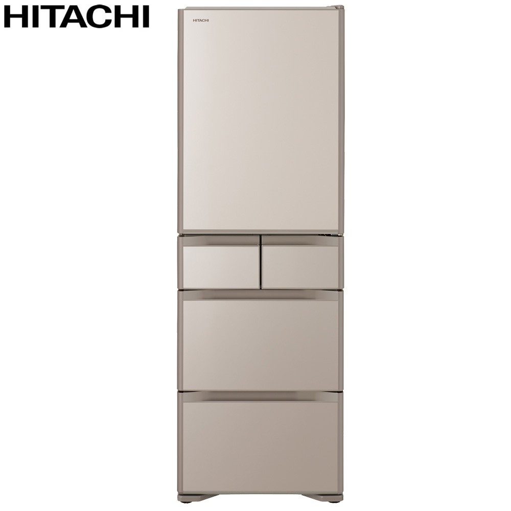 HITACHI 日立 407公升日本原裝變頻五門冰箱 RSG420J琉璃金(XN) 大型配送