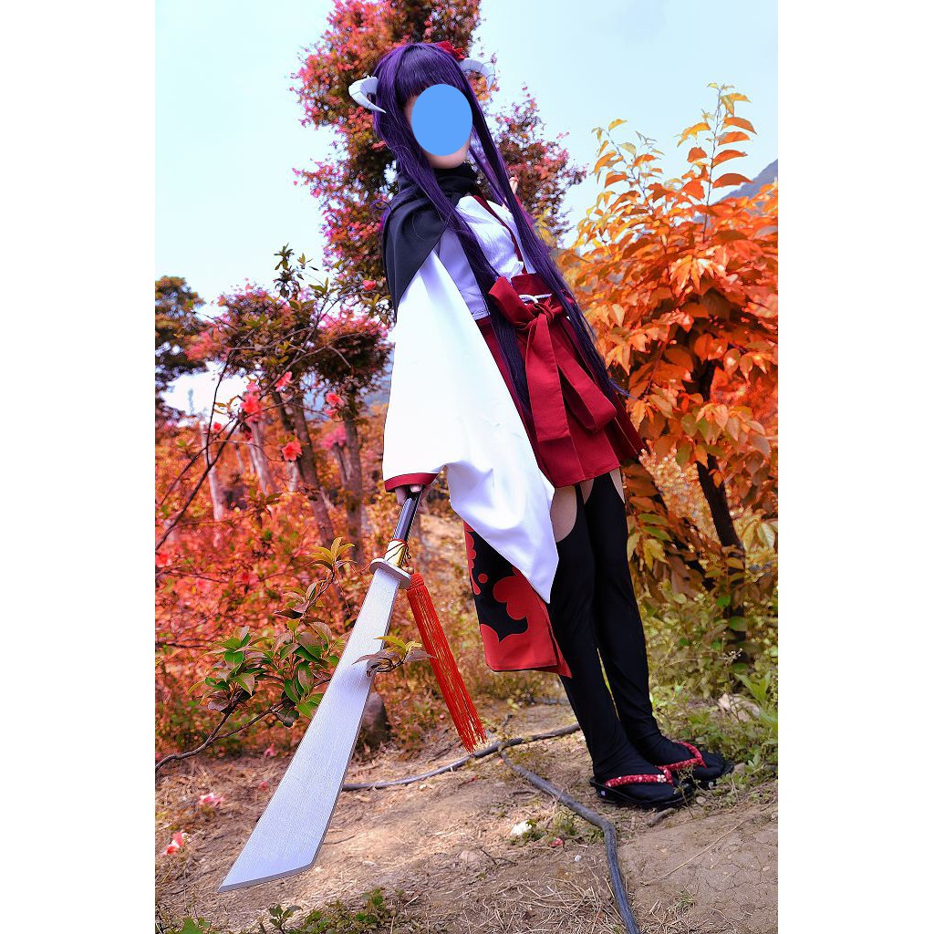 妖狐 僕ss 白鬼院凜凜蝶返祖cos Cosplay全套含武器雉刀服裝 蝦皮購物
