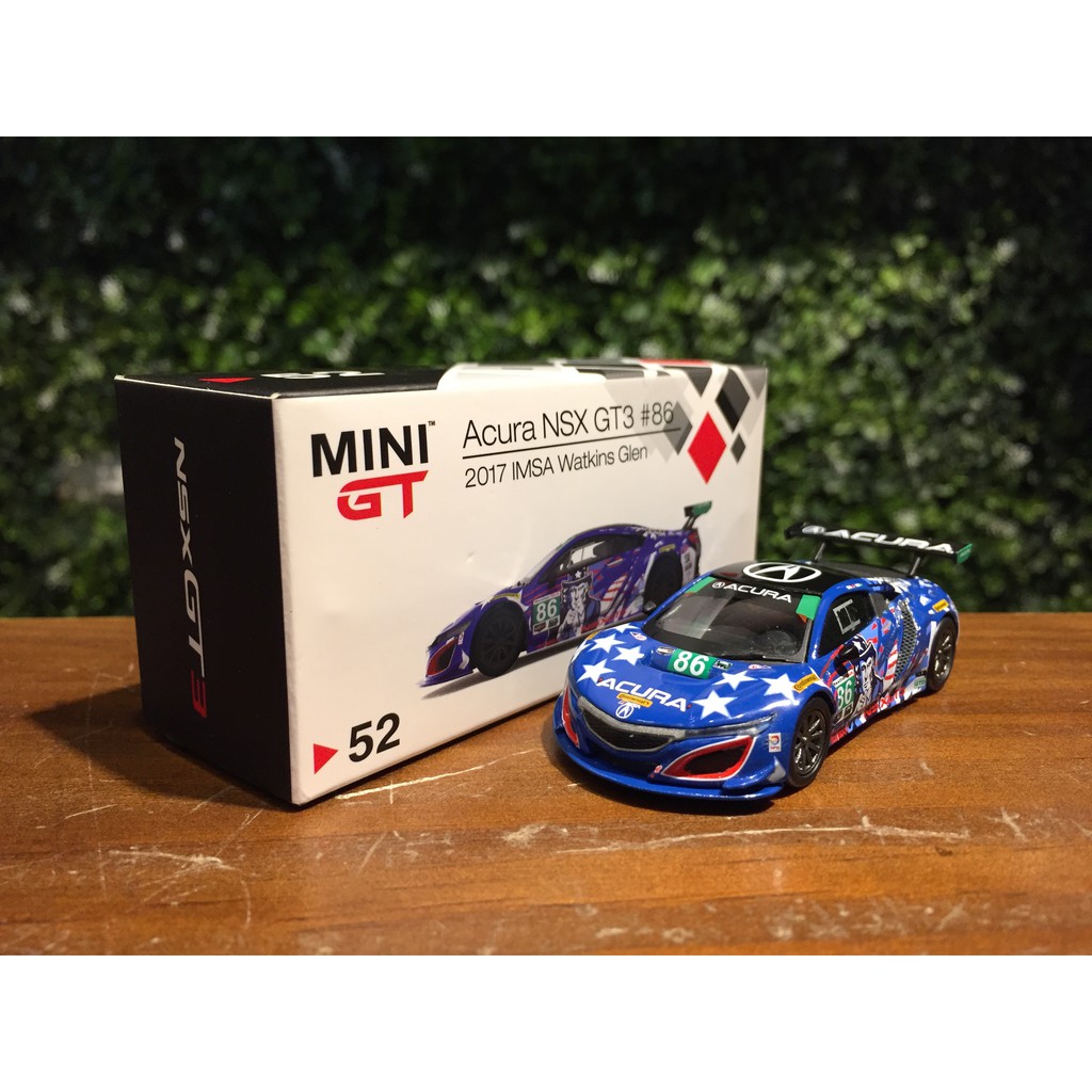 1/64 Mini GT Honda NSX GT3 #86 2017 IMSA Glen MGT00052L【MGM】