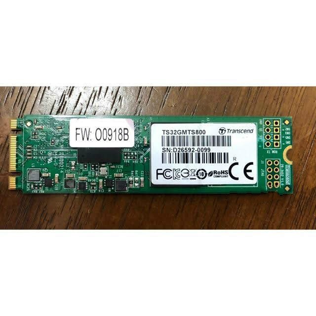 創見 M.2 SSD NGFF SATA 32GB固態硬碟