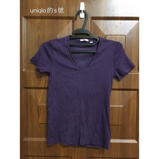 二手「Uniqlo」深紫色上衣