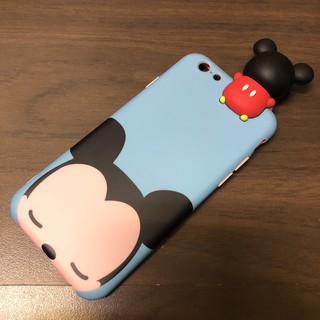 [二手]迪士尼 米奇 蘋果 IPHONE 6/6s 手機殼背蓋套保護套殼 共2入[B&H店小舖]