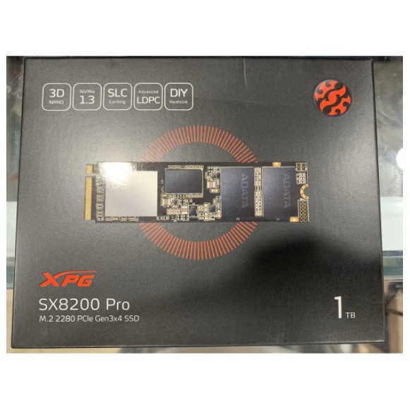 0118優惠活動 ADATA威剛XPG SX8200Pro 512GB 1T 2T M.2/五年保/SSD固態硬