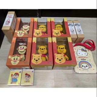 7-11 卡通大聯萌 CHUBBY 維尼系列公仔 史努比 HELLO KITTY 蠟筆小新