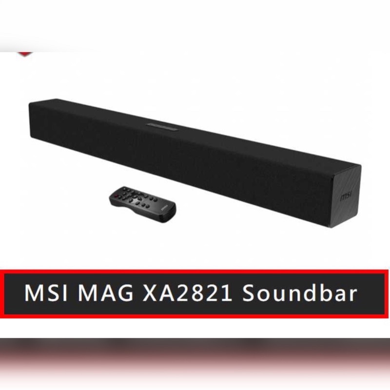 ⭐️破盤價🔥全新⭐️MSI微星 MAG XA2821  2Ch SoundBar聲霸 / 藍芽 / DTS認證