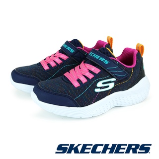 【SKECHERS】女童系列 SNAP SPRINTS - 302453L - 粉藍 NVPK