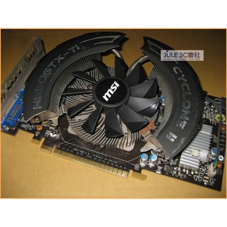 JULE 3C會社-微星MSI N550GTX-TI CYCLONE OC GTX550Ti/DDR5/超頻版 顯示卡