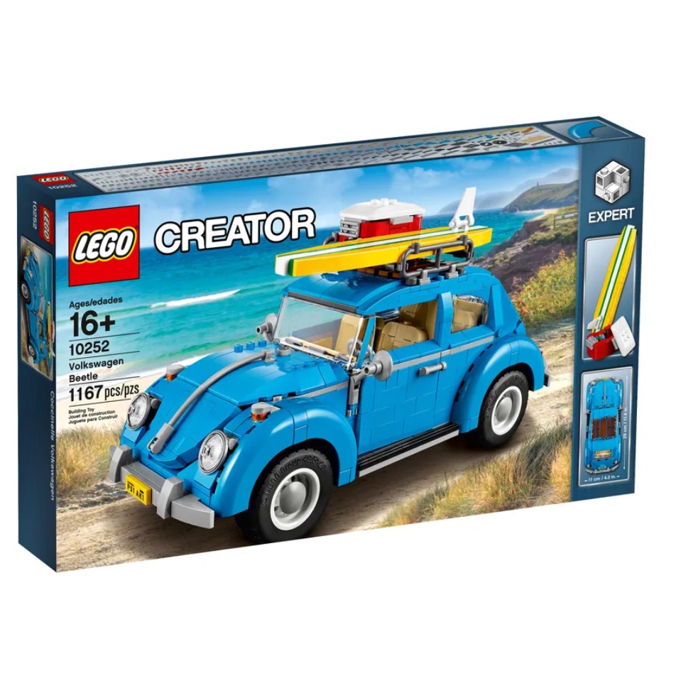 &lt;屏東自遊玩&gt; 樂高 LEGO 10252 CREATOR系列 福斯金龜車 Volkswagen Beetle 現貨