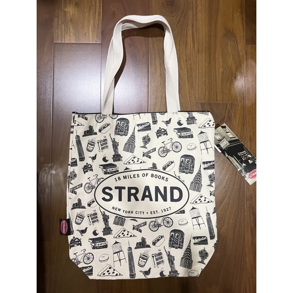 紐約STRAND書店滿版城市厚帆布袋