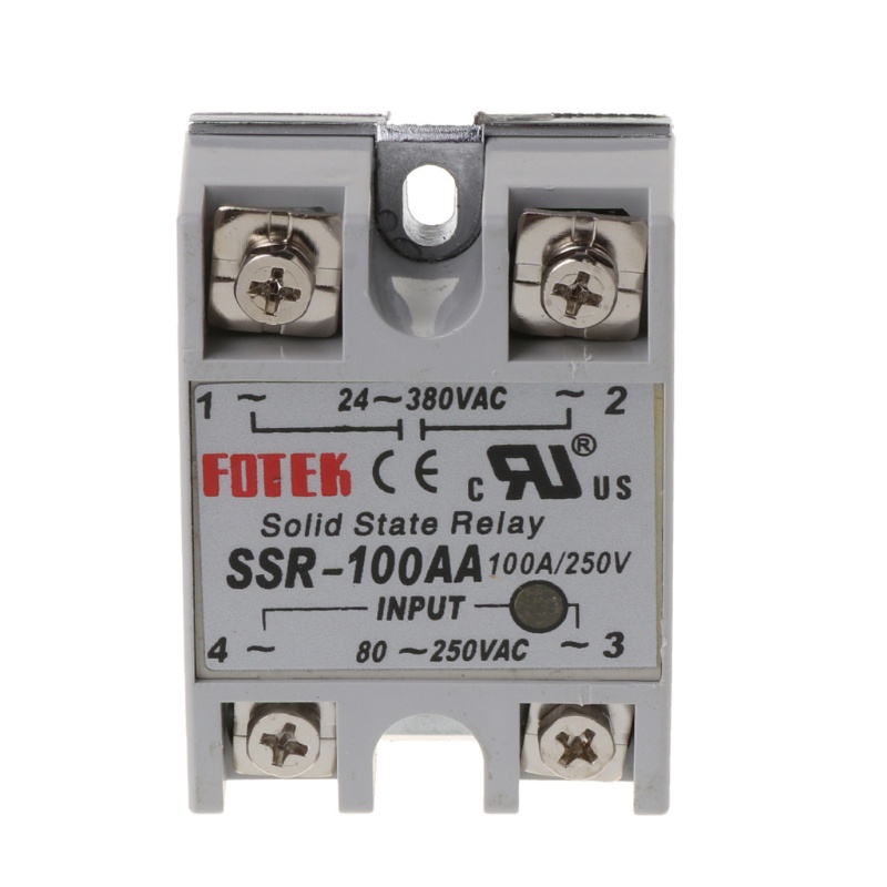 PCF* 24V-380V SSR-100AA 100A AC-AC固態繼電器模塊溫度控制器