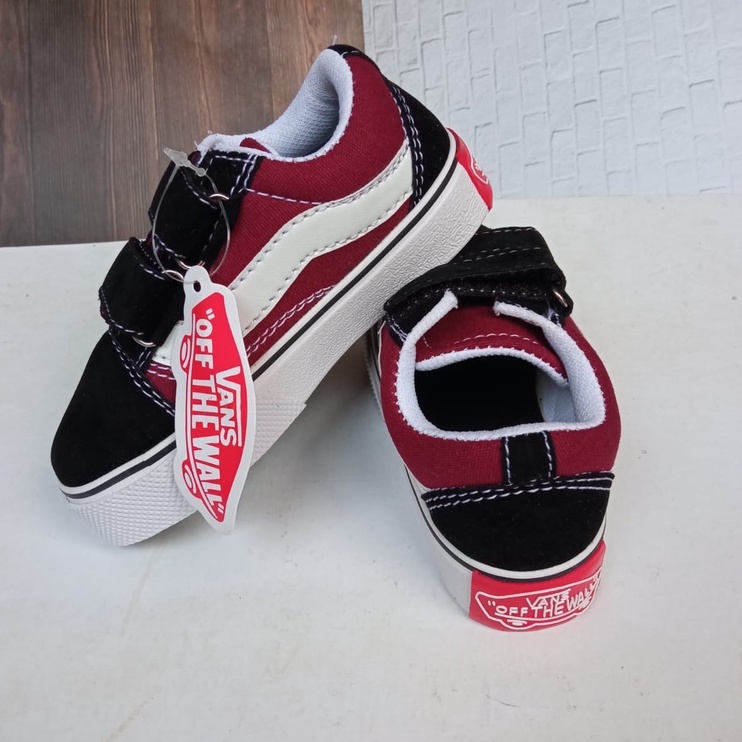 Vans02 Oldskool 男式童鞋無肩帶童鞋