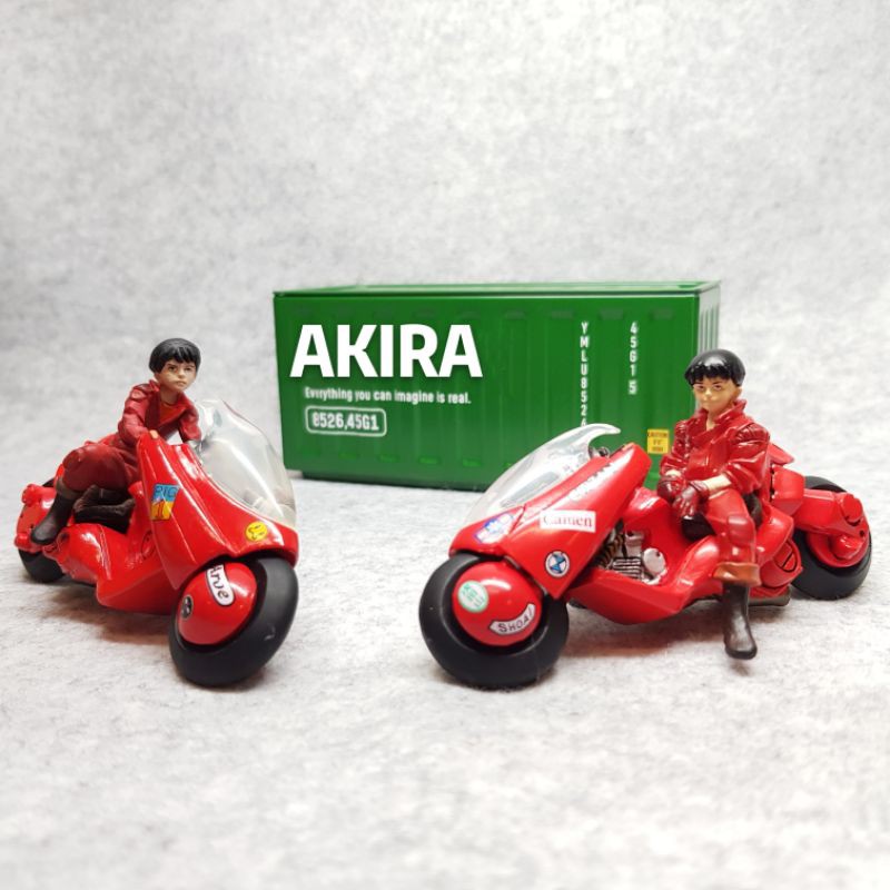 喔啦玩具店 Akira 阿基拉機車摩托車電單車金田正太郎老玩具早期扭蛋盒玩大友克洋玩具公仔 蝦皮購物