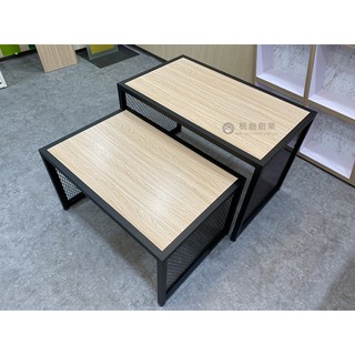 鞋子展示架 商品階梯展示桌 階梯展示架 母子桌 工業風展示架 菱形網階梯架 工業風鐵架 階梯桌 商品展示架