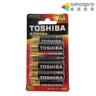 東芝TOSHIBA 3號鹼性電池 LR6GCR BP-10/10入/卡