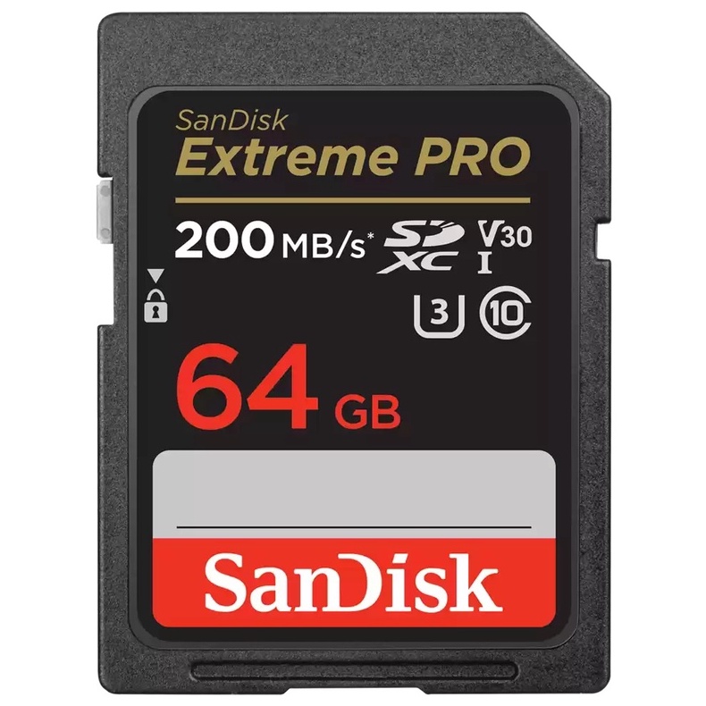 『儲存玩家』SanDisk 64GB 64G Extreme Pro SDXC U3 V30 讀寫200/90M 記憶卡