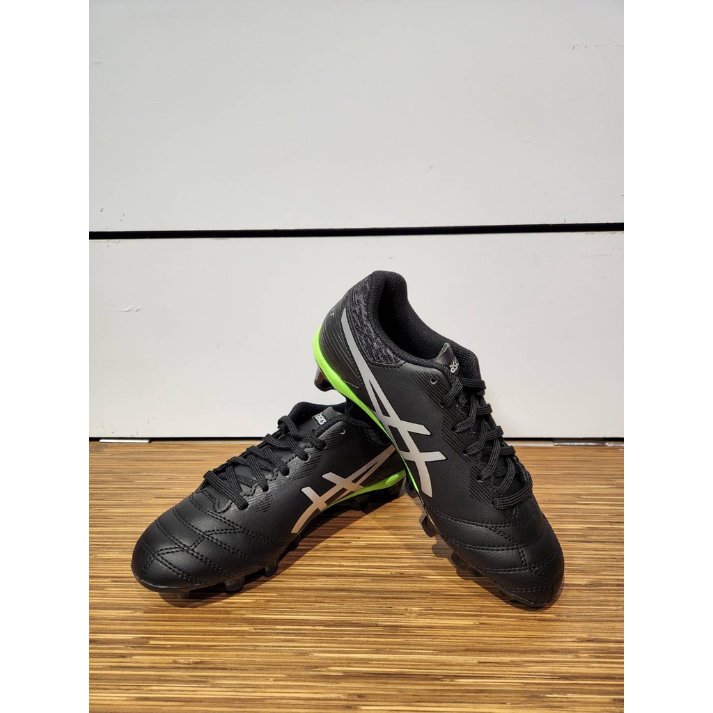 【ASICS】DS LIGHT JR GS TF 兒童足球鞋 短釘 舒適 透氣 耐磨 黑色 - 1104A015-002