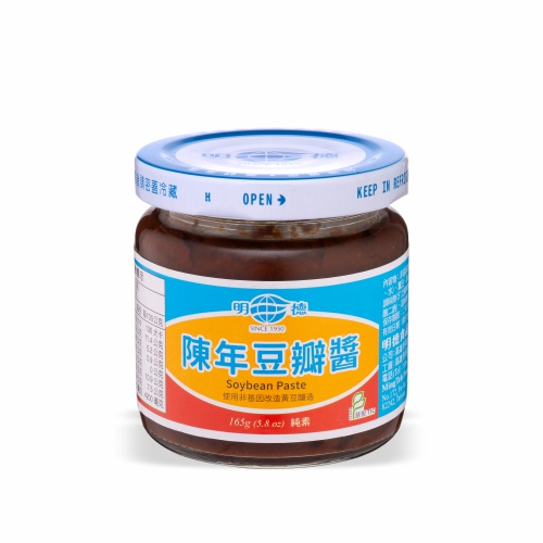 明德食品 經典陳年豆瓣醬165g 純素 不辣 官方直營 岡山豆瓣醬第一品牌