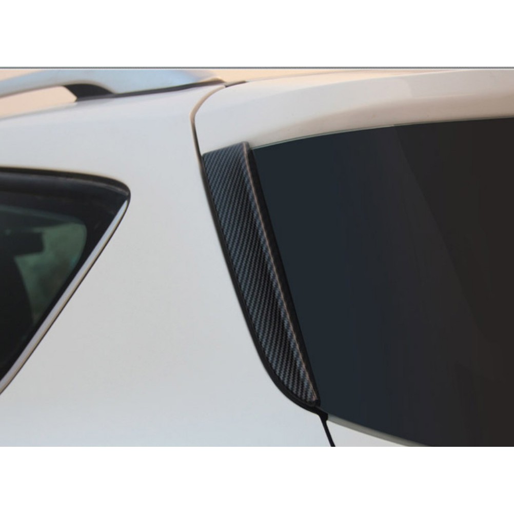13-20福特KUGA碳纖維樣式 後窗飾板貼片 尾翼下窗玻璃裝飾貼