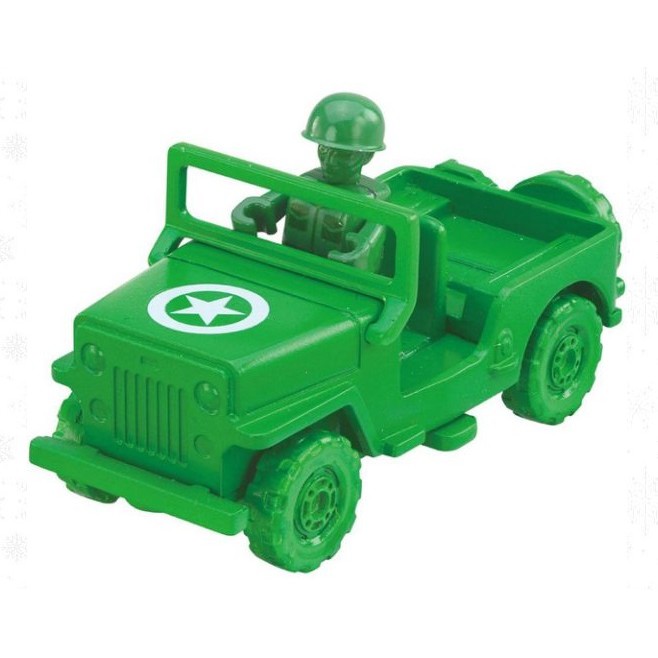 TAKARA Disney PIXAR 玩具總動員-TS-05 綠色小兵&amp;軍事車 _DS84474